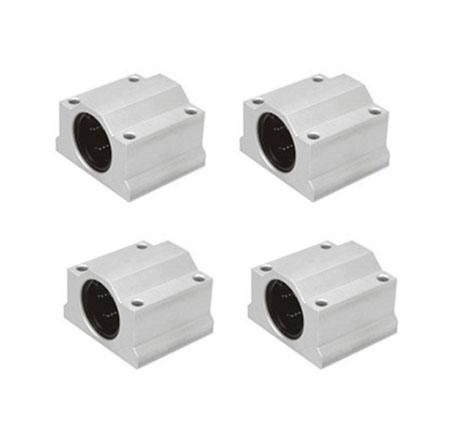 New 4PCS SC6UU 6MM linear ball bearing block cnc table 