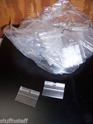 New flip scan label holders peghook price tag 100 pc 