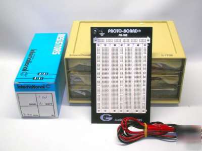 New global pb-102 solderless breadboard, resistor 