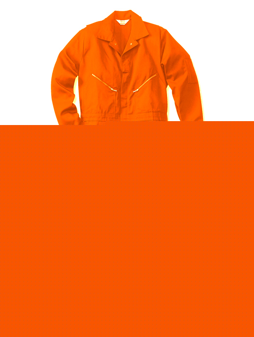 New walls mens work cotton coveralls orange 66X34