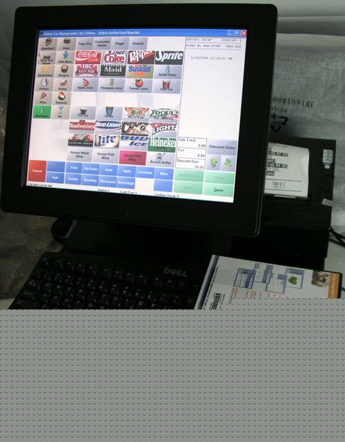 * thai restaurant & delivery touch computer pos system 