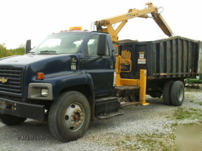 2004 C7500 truck w peterson industries loader dump