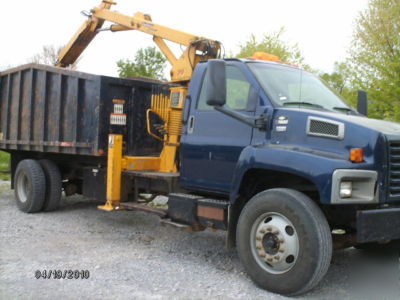 2004 C7500 truck w peterson industries loader dump