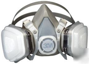 3M dual cartridge respirator assembly (size large)