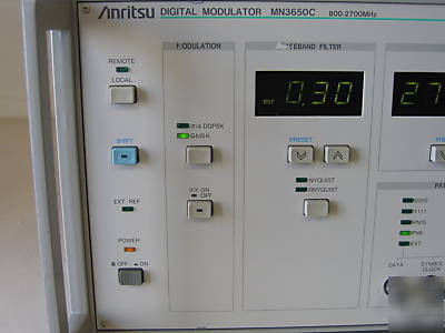 Anritsu MN3650C digital modulator 800MHZ â€“ 2.7 ghz 