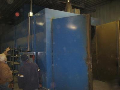 Batch oven, powder coating, nordson powder