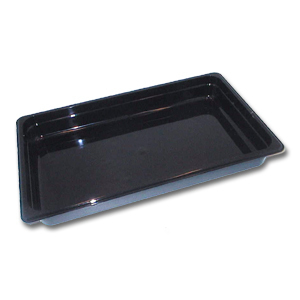 Cambro camwear food pan full black 2.5