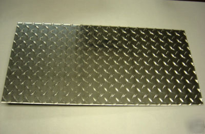 Aluminum diamond plate tread plate sheet 1/8 x 24 x 36