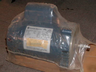 Franklin electric motor 1/2 hp - open - face mount- nos