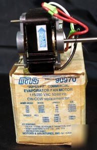 Mars 90970 3000RPM commercial fan motor 115/230 lq