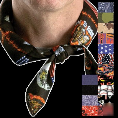 Miracool big flames bandana keeps you cool all day 