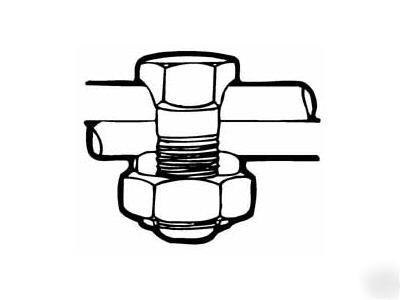 New burndy type KS20 high strength split bolt connector 