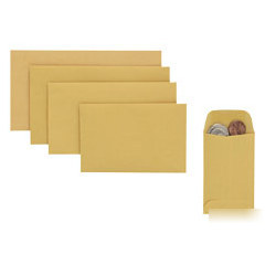 Sparco products kraft coin envelope gummed 20 lb 3X412