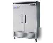 Turbo air tsr-49SD| 2 section reach-in refrigerator