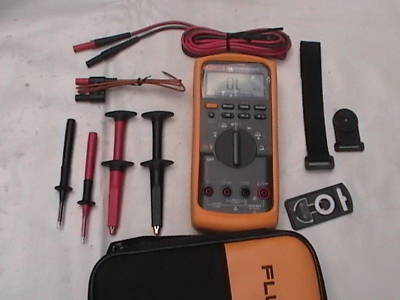 New fluke 87V/E2 kit industrial electrician combo brand 