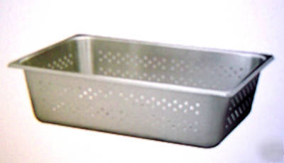 New polar ware full size perforated steam table pan nsf