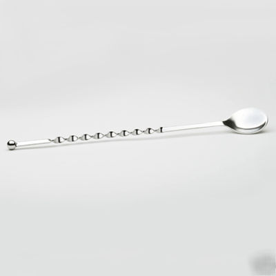 Rattleware long twist bar drink spoon - 11.25