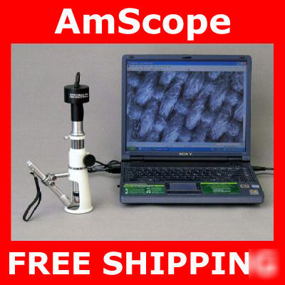 Shop stand measuring microscope + 1.3M digital camera