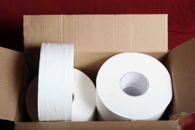 Unisource U23684 2-ply jumbo bath tissue toilet paper~