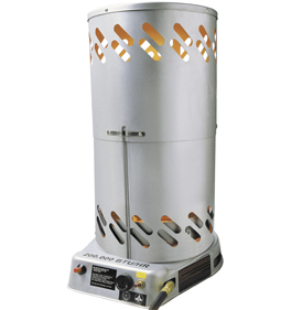 200,000 btu propane convection heater contractor garage