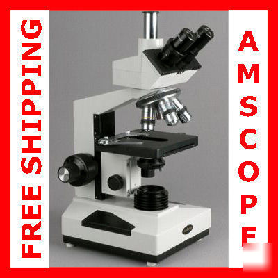 40X-2000X doctor vet lab trinocular compound microscope
