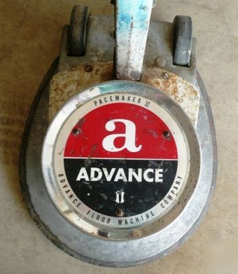 Advance pacemaker ii floor buffer + mark v attachment