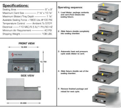 Blister sealer, blister sealing machine, heat sealing