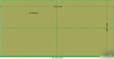 Epoxyfiber(FR4) stripboard 13000L veroboard 16