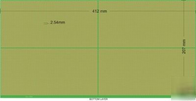 Epoxyfiber(FR4) stripboard 13000L veroboard 16