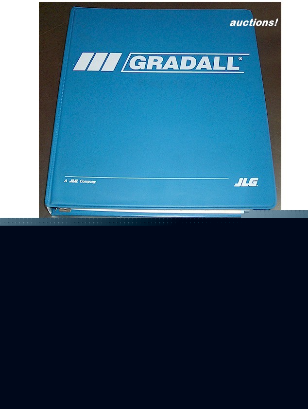 Gradall 544D 544-d forklift factory parts manual oem 
