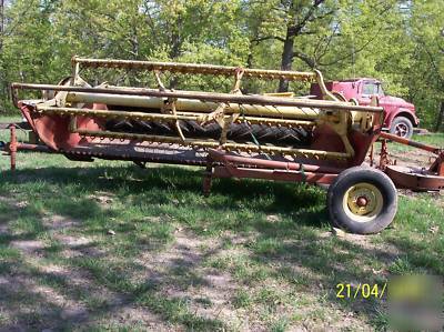 New holland 495 12 foot haybine mower conditioner farm