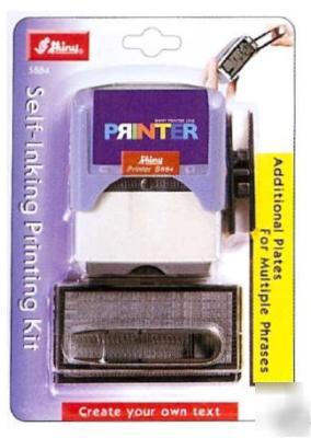 Shiny S884 business self inking diy rubber stamp 22X58