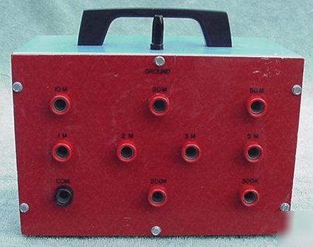 Slaughter amsc/042 hi-pot resistance test box