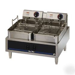 Star max electric fryer, 530TD, 30 lb. twin pots,